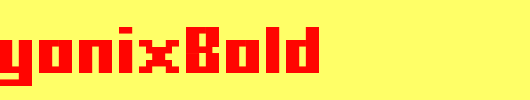 00CryonixBold_英文字体