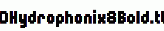 00Hydrophonix8Bold_英文字体