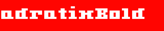 01QuadratixBold_英文字体