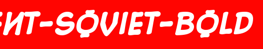 10-Cent-Soviet-Bold_英文字体