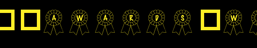 101!-Awards-Won_英文字体