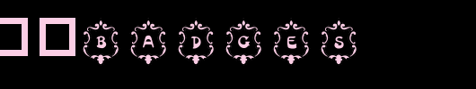 101!-Badges_英文字体
