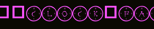 101!-Clock-Face_英文字体