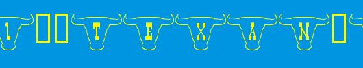 101!-Texan-Style_英文字体