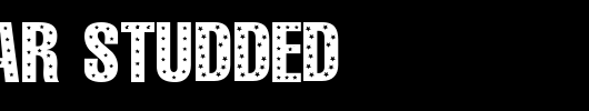101-StaR-StuDDeD_英文字体