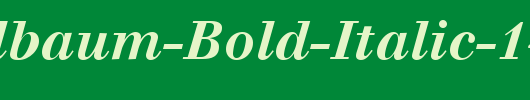 12-Walbaum-Bold-Italic-14263_英文字体