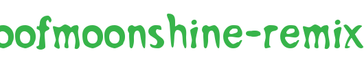 200proofmoonshine-remix_英文字体