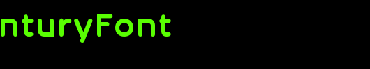 20thCenturyFont_英文字体