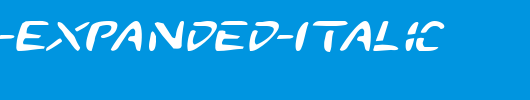 2Toon-Expanded-Italic_英文字体