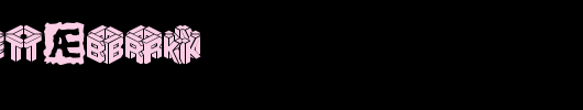 3D-LET-BRK_英文字体