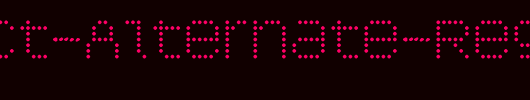 6x7oct-Alternate-Regular_英文字体