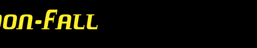 78London-Fall_英文字体