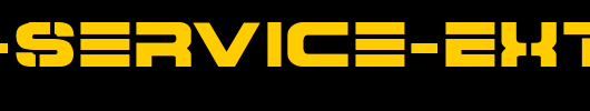 7th-Service-ExtraBold_英文字体