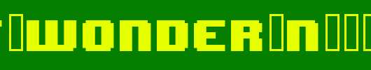 8BIT-WONDER-Nominal_英文字体