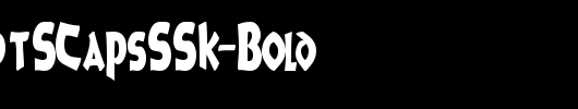 8BallScriptSCapsSSK-Bold_英文字体