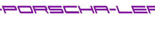 911-Porscha-Leftalic_英文字体