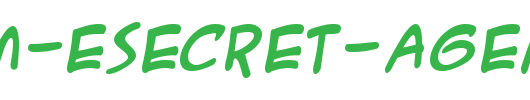 A-C-M-ESecret-Agent-Bold_英文字体