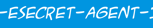 A-C-M-ESecret-Agent-Italic_英文字体