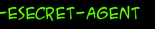A-C-M-ESecret-Agent_英文字体