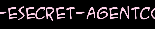 A-C-M-ESecret-Agentcopy-1_英文字体