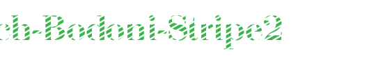 ABCTech-Bodoni-Stripe2_英文字体