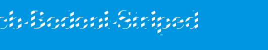 ABCTech-Bodoni-Striped_英文字体