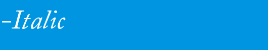 ACaslon-Italic_英文字体