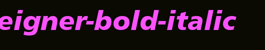 AG-Foreigner-Bold-Italic.ttf