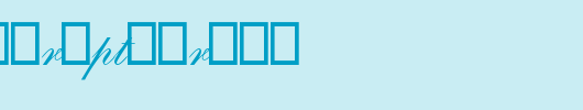 ALS-Script-Trial_英文字体
