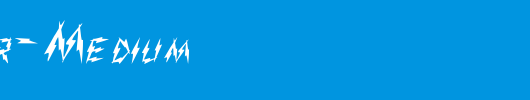 Aarcover-Medium_英文字体
