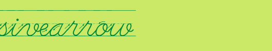 AbcCursiveArrow_英文字体