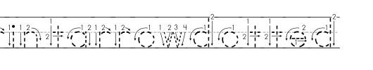 AbcPrintArrowDotted.ttf