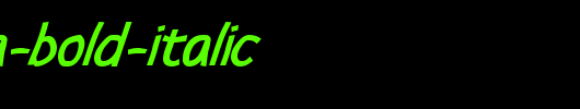Abscissa-Bold-Italic