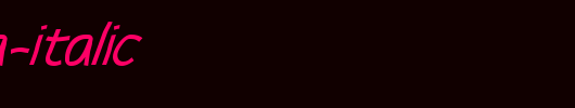 Abscissa-Italic