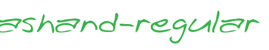 AcaciasHand-Regular_英文字体