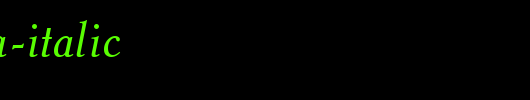 Academia-Italic_英文字体