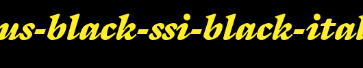 Acanthus-Black-SSi-Black-Italic_英文字体