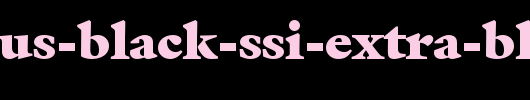 Acanthus-Black-SSi-Extra-Black_英文字体