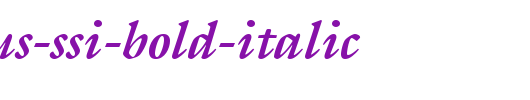 Acanthus-SSi-Bold-Italic_英文字体