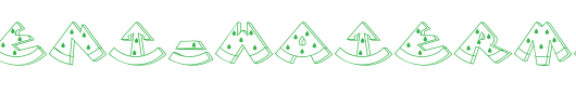 Accent-Watermelon_英文字体