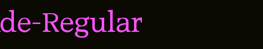 Accolade-Regular_英文字体