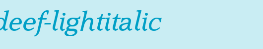 AccoladeEF-LightItalic_英文字体