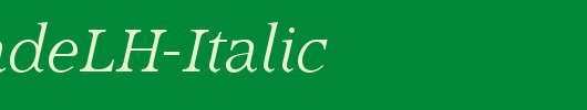AccoladeLH-Italic_英文字体