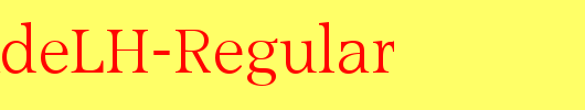 AccoladeLH-Regular_英文字体