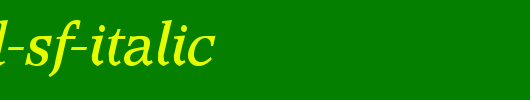 Accord-SF-Italic_英文字体