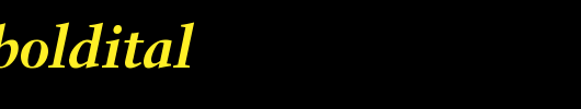 Activa-BoldItal_英文字体