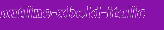 AdelonOutline-Xbold-Italic.ttf