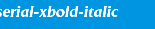 AdelonSerial-Xbold-Italic.ttf