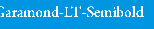 Adobe-Garamond-LT-Semibold_英文字体