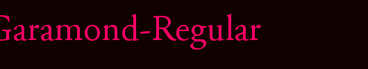 Adobe-Garamond-Regular_英文字体